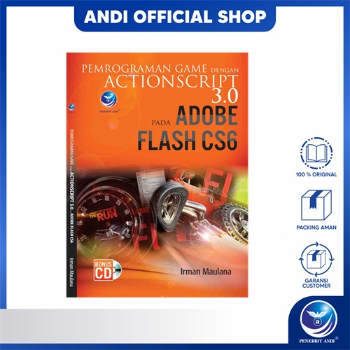 Penerbit Andi - Pemrograman Game dengan Actionscript 3.0 pada Adobe Flash CS6+cd