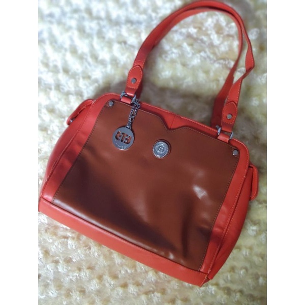 tas kulit F. Timber preloved ori mall