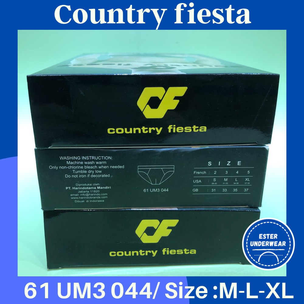 Celana Dalam COUNTRY FIESTA CF 044 ISI-3 Pcs