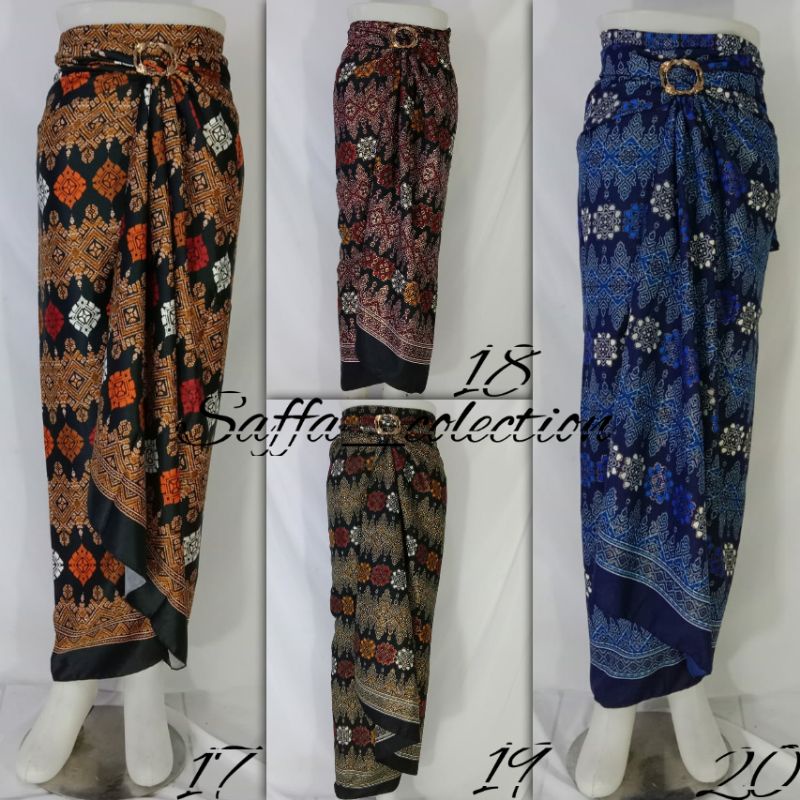 rok lilit batik modern/rok serut batik/bawahan kebaya modern/rok batik