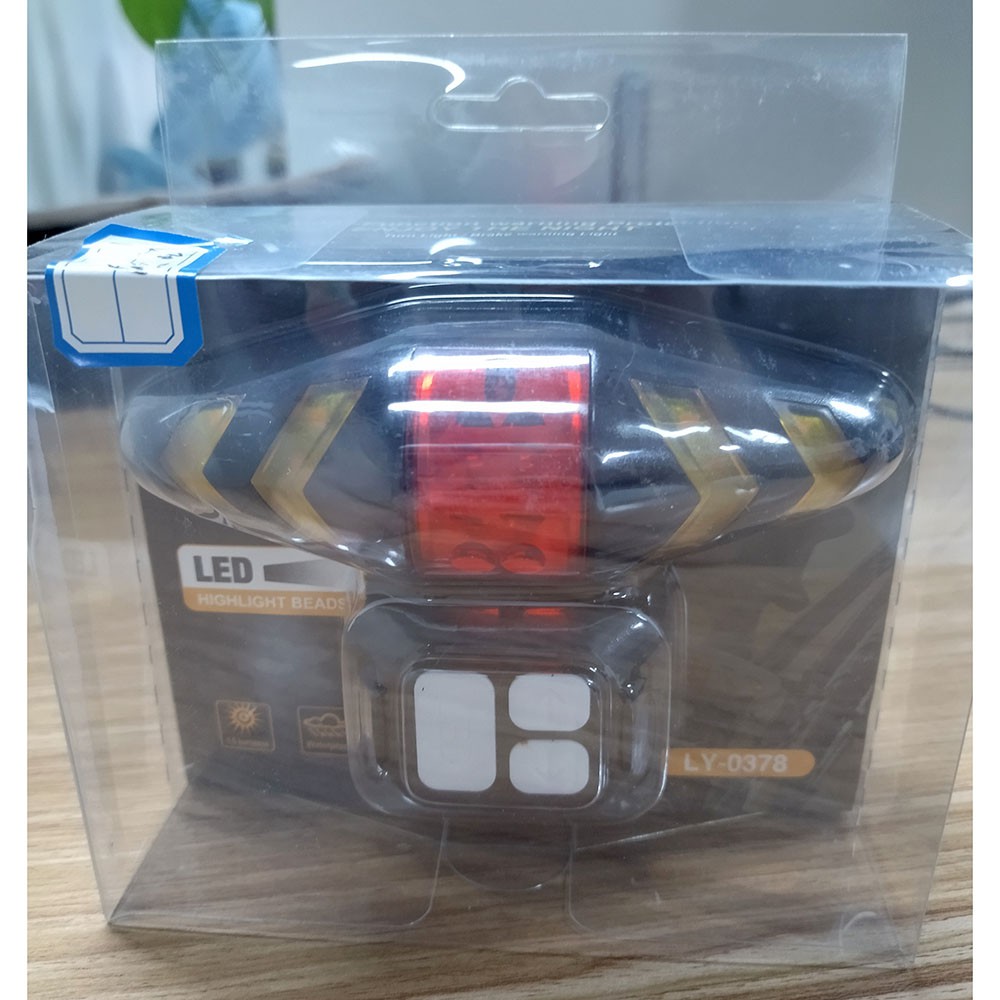 Lampu Sepeda Rem Sein Kiri Kanan Turn Signal Taillight dengan Remote - WASAFIRE