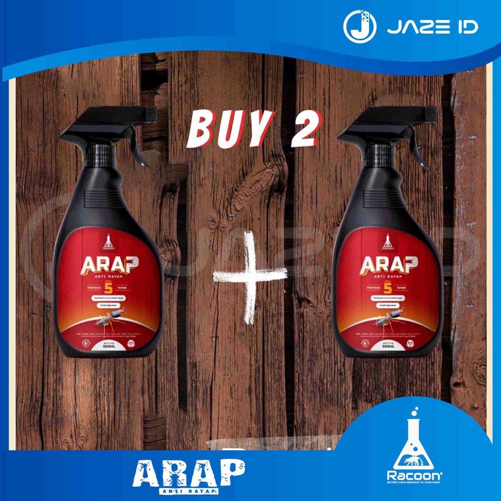 Racoon Obat Anti Rayap Spray ARAP / Racun Rayap Semprot Cair Paket