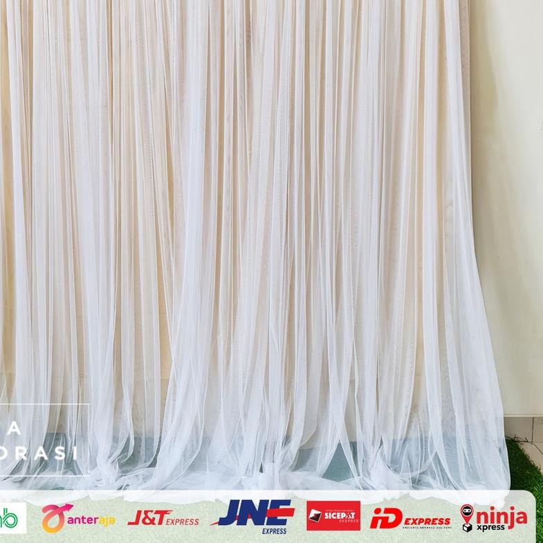 ☜ Kain Backdrop Dekorasi Background Lamaran Nikahan Aqiqah Abutai Tile ➧