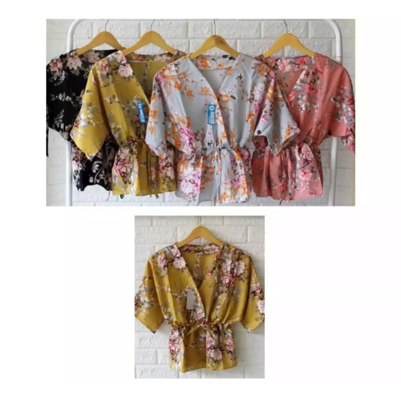 REBECCA BUNGA  Halus / Atasan Blouse Wanita / Blouse Wolfis WD-02