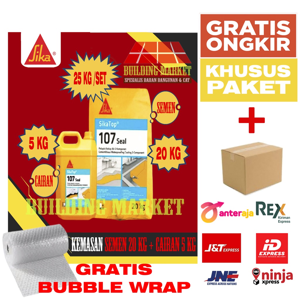 SIKATOP 107 SIKA TOP 107 SEAL SIKA WATERPROOFING 2 KOMPONEN 25 KG PAKET