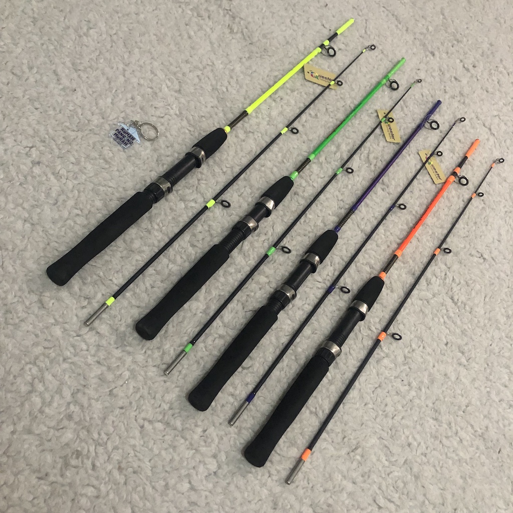 Alat Pancing Joran Pancing YUU QUESTER Aquila 135cm Fiber Solid Padat Rod Tongkat Stik Piber Sutet B