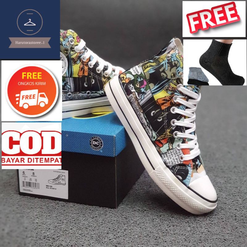 SEPATU SNEAKERS CONVERSE ALL STAR 70S BATMAN HIGH CHUK TAYLOR IMPORT GRADE ORIGINAL UNTUK PRIA MURAH