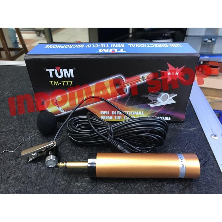 gitar bass murah berkualitas Mic Clip On Condensor TUM TM 777 Mic Jepit Murah