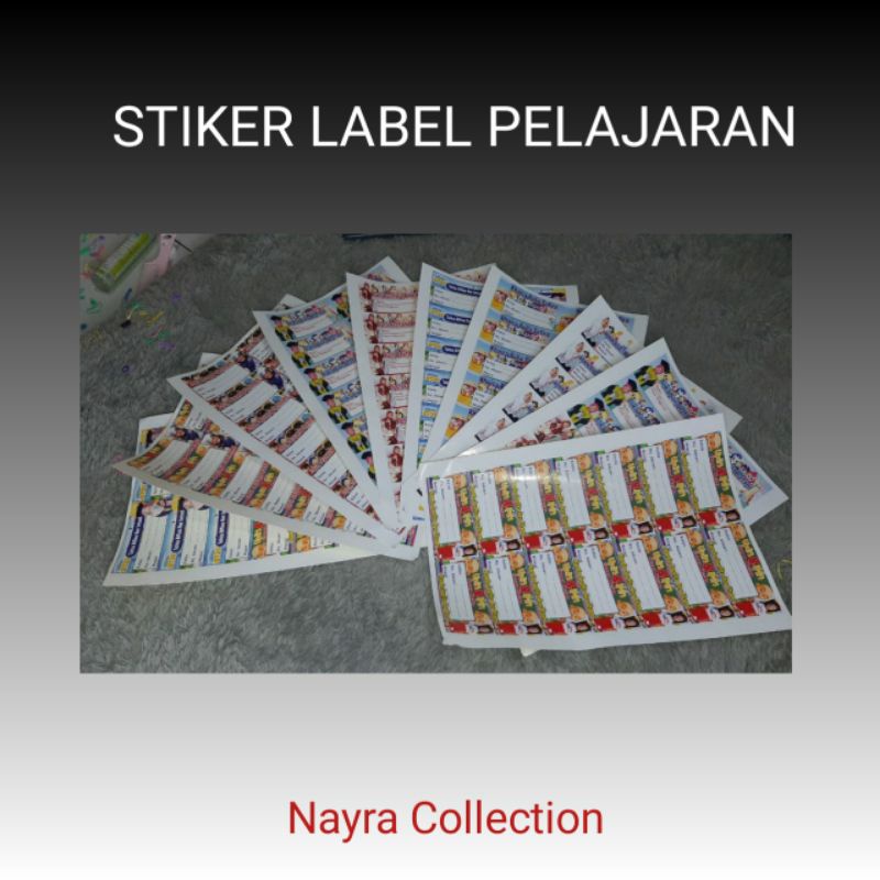 

STIKER LABEL BUKU PELAJARAN / STIKER BUKU PELAJARAN