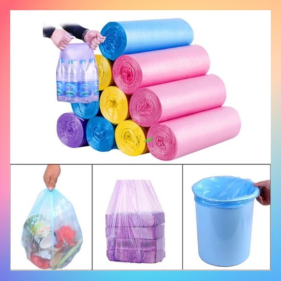 Kantong Plastik Sampah gulung 45x50 1 Roll isi 20 pcs / KANTONG PLASTIK GULUNG ROLL / PLASTIC TRASH