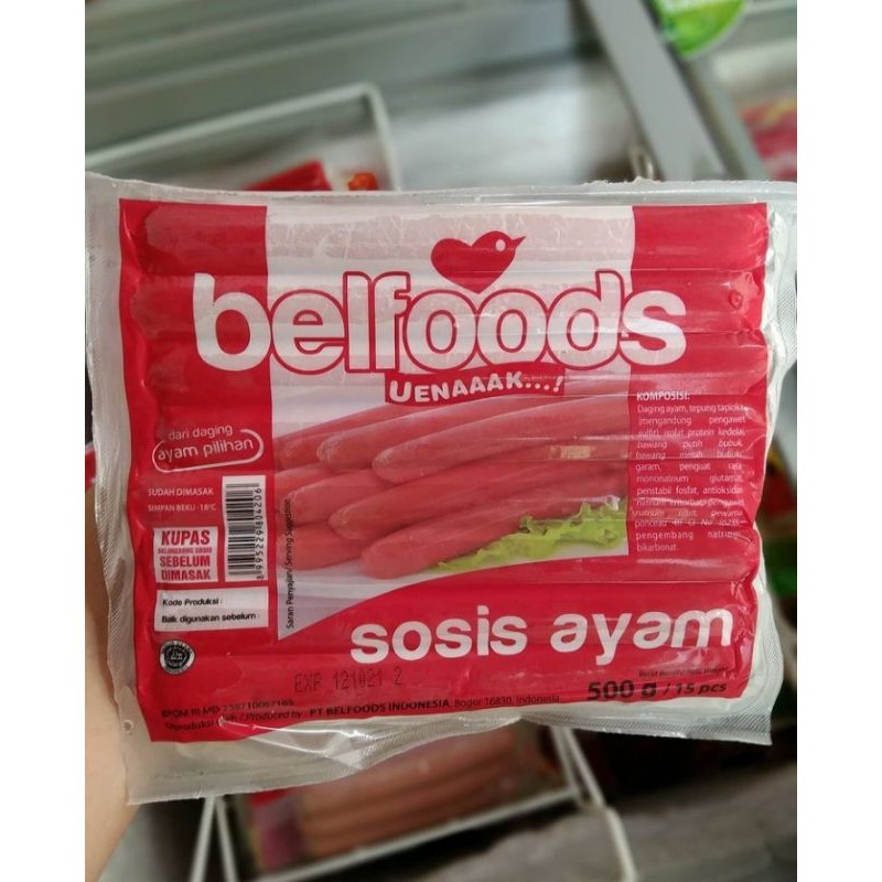 

Sosis Belfoods 500 gr isi 15 pcs