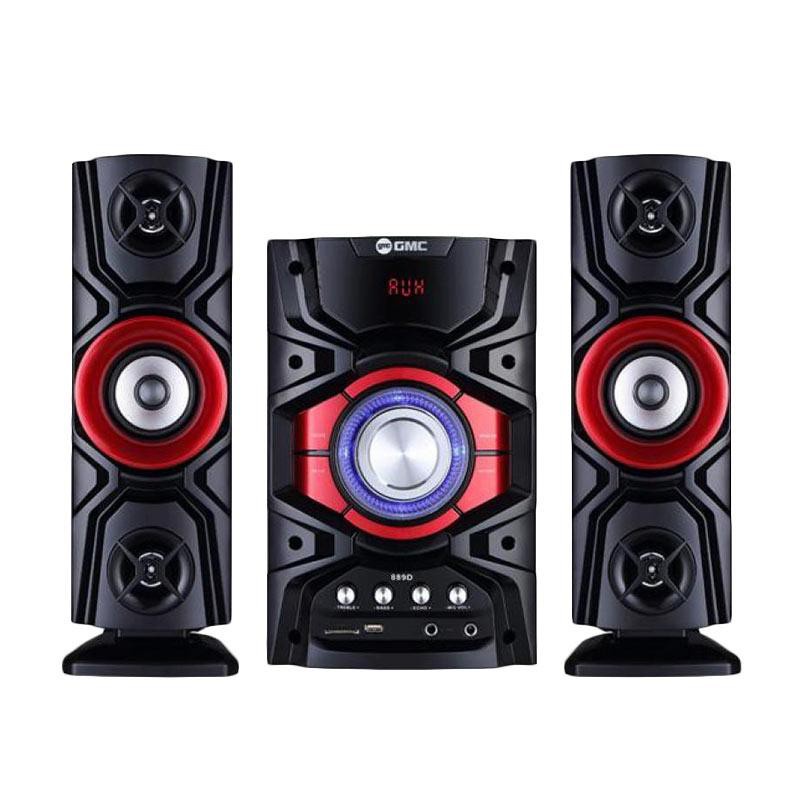 Speaker Aktif Bluetooth GMC 889 D ORIGINAL FREE MIC KARAOKE PROMO MANTAP