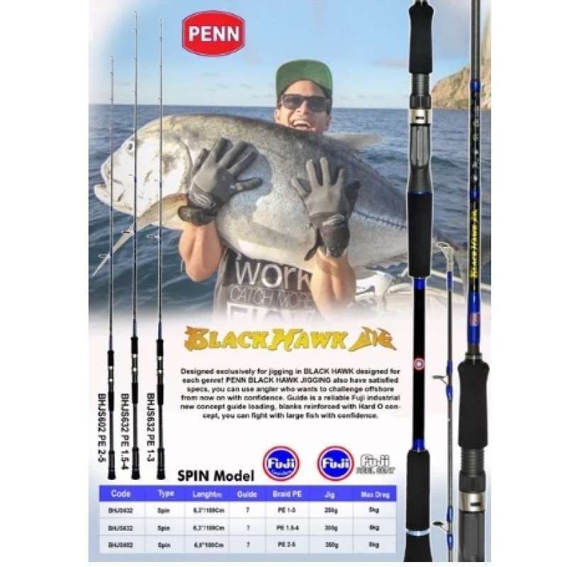 joran oh penn black hawk jig pe 1-3