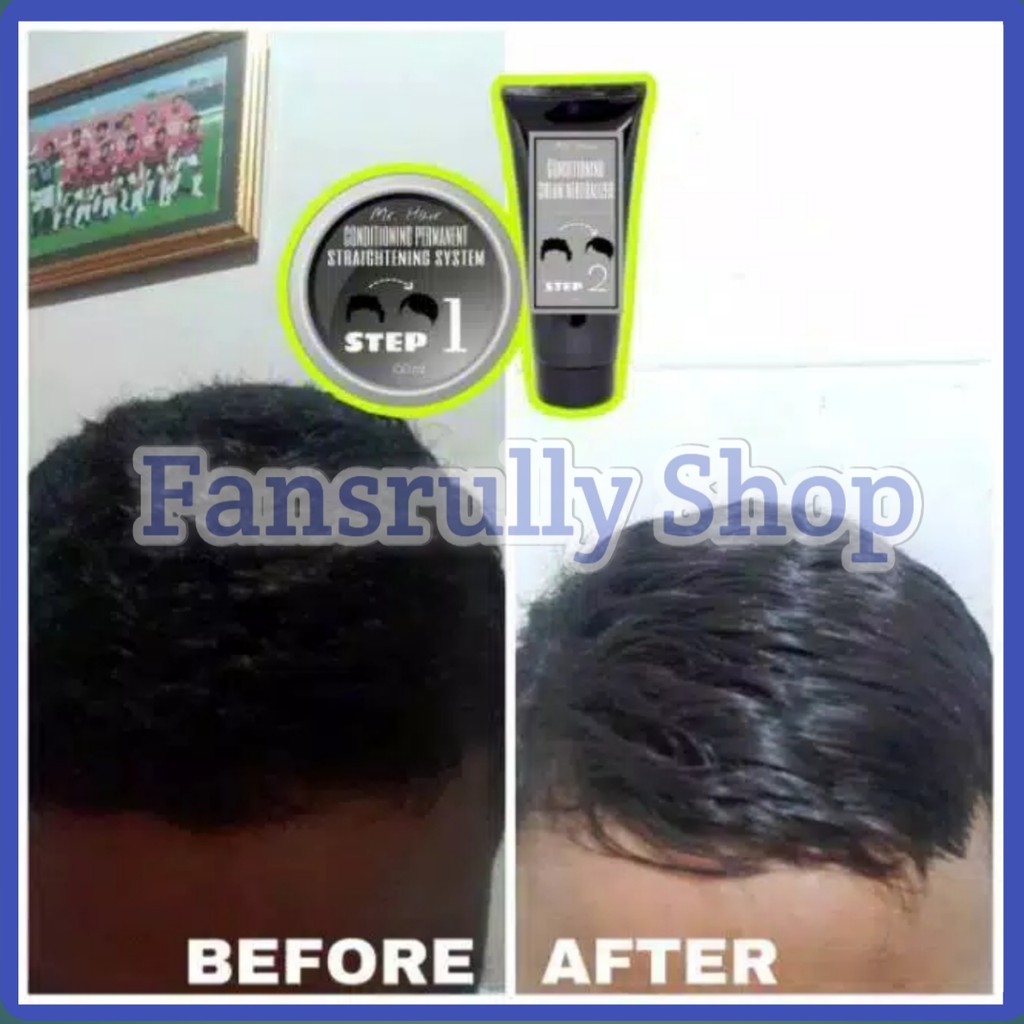 AMPUH LURUSKAN RAMBUT CREAM PELURUS RAMBUT PRIA PERMANEN TANPA CATOK Best Seller