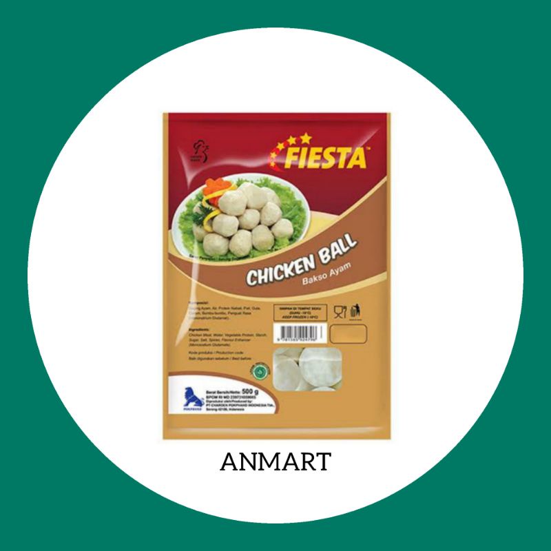 

ANMART | 500gr Chicken Ball Fiesta / Bakso Ayam | Frozen Food | Sayur Online