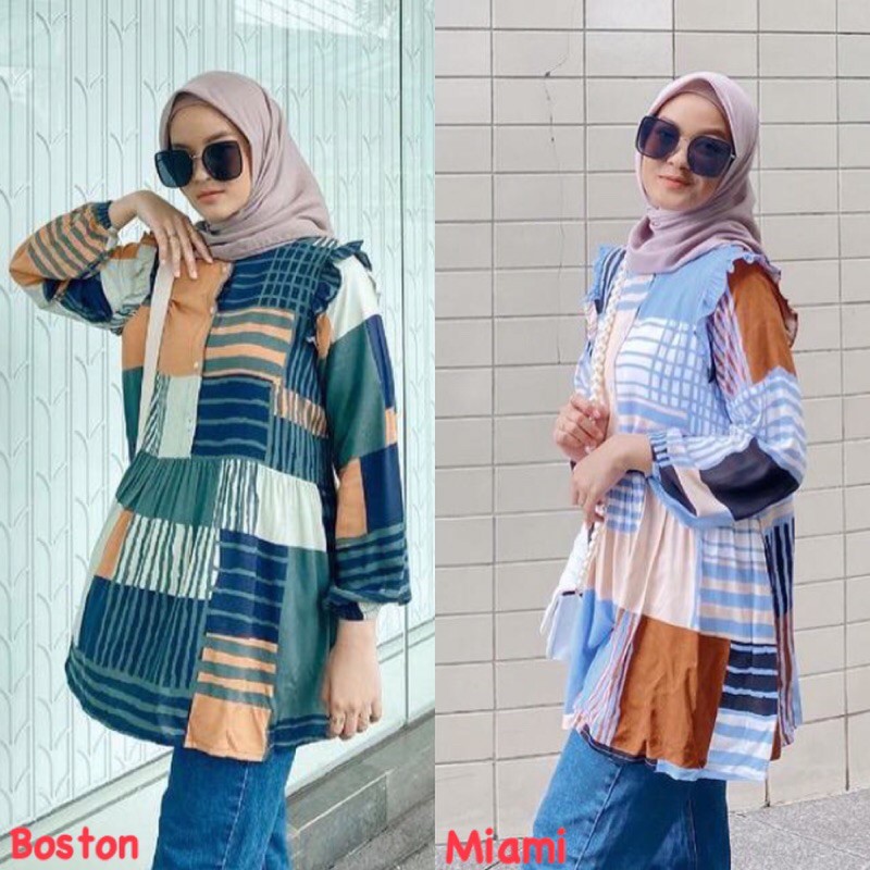 Doris Blouse Vanilla Hijab