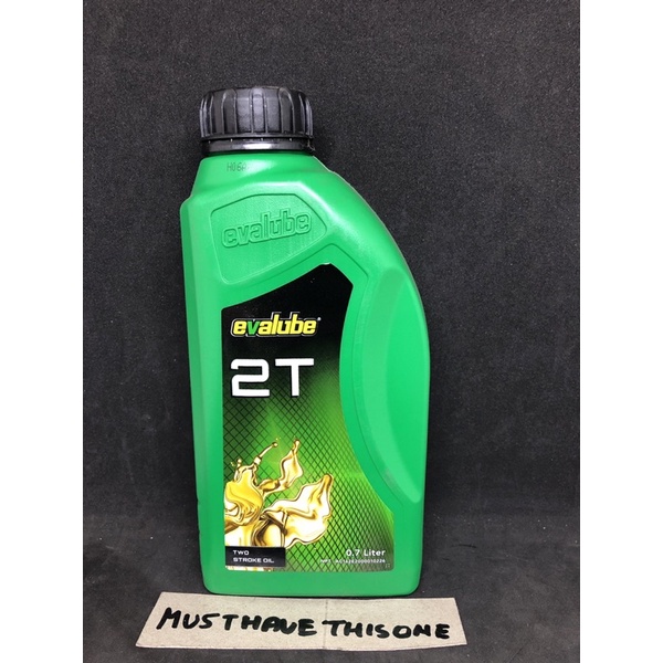evalube 2T oli samping 2 tak evalube 700ml 0,7 liter