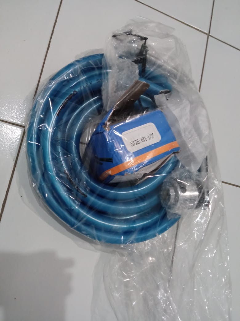 Mondea Selang Air Cuci Motor Mobil Taman Tanaman Elastis 5/8 Inch