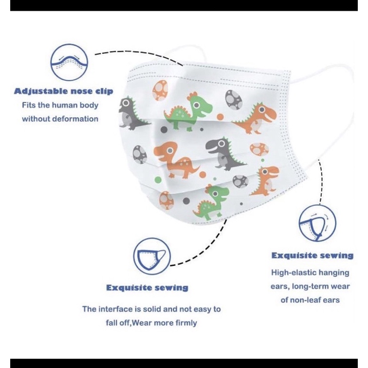 Masker anak isi 50pcs