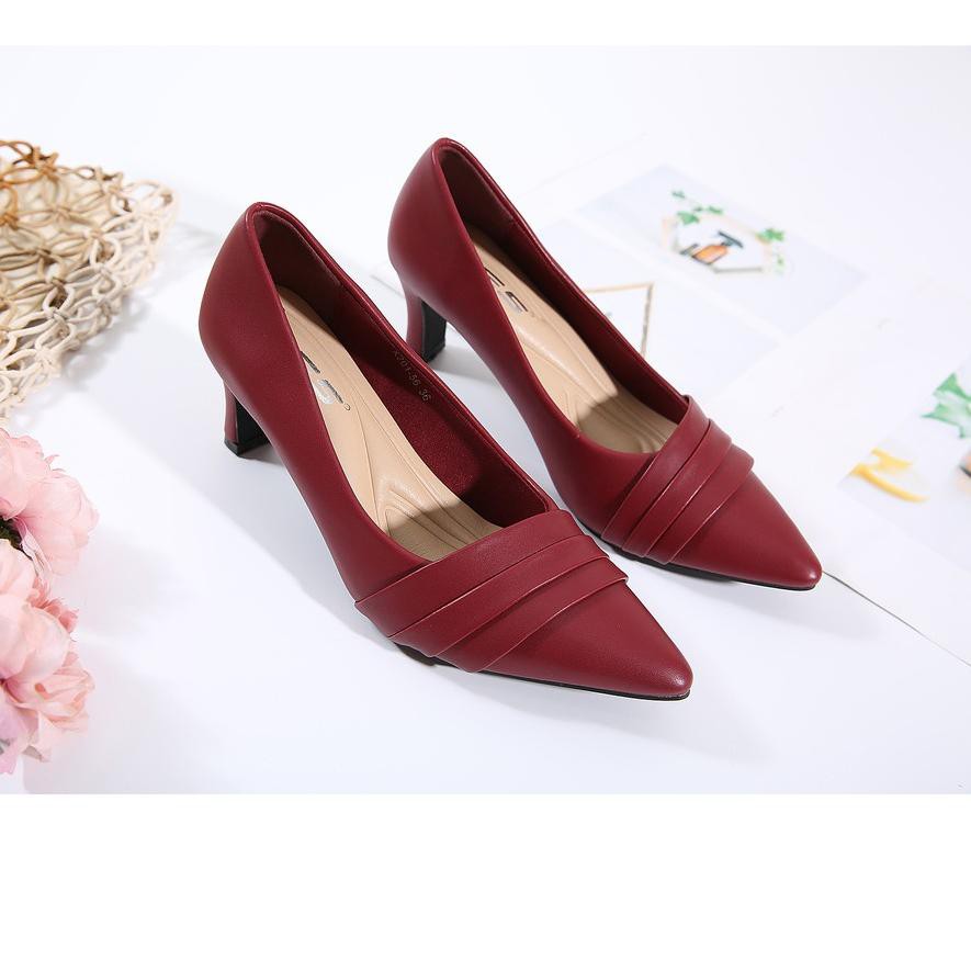 PALING HOT KODE-655 XES ORIGINAL IMPORT X201-56 / SEPATU WANITA HEELS IMPORT SEPATU KERJA WANITA