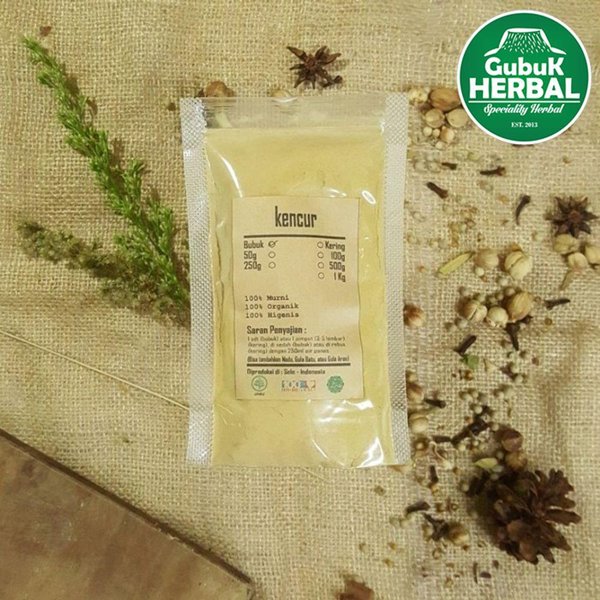 

KENCUR BUBUK 100 GR - KAEMPFERIA GALANGA - MURNI