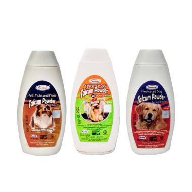 PH.Medan DOG TALCUM POWDER - Bedak Anjing Wangi/Anti Kutu/Jamur (Raid All)