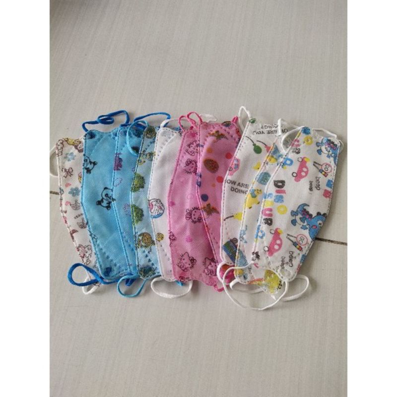 Masker KF94 ANAK MOTIF Evo Kids Motif Harga Per pak isi 10pcs