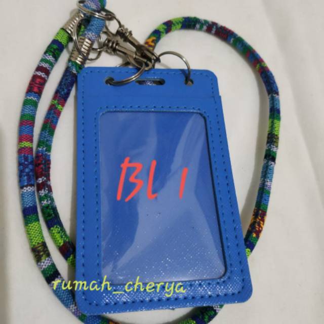 

ID Card Holder Tali Tenun - Biru 02