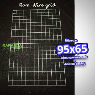 Kawat Ram Ukuran 95x65 cm gantungan aksesoris toko Kawat Ram Ukuran 95x65 cm gantungan aksesoris toko