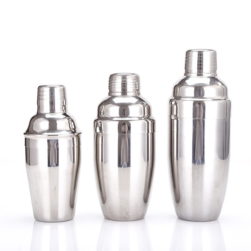 HOVELSHOP Botol Shaker Pengocok Minuman Cocktail Milk Shake Peralatan Barista Stainless