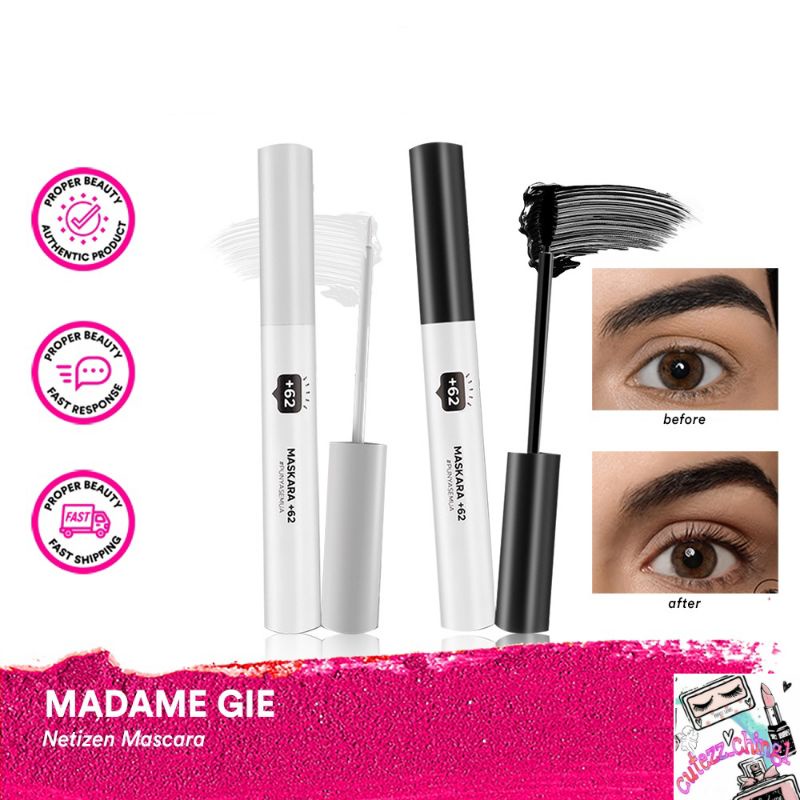 ☃Cutezz_Ching1☃Madame Gie Mascara +62 Clear / Mascara +62 Black