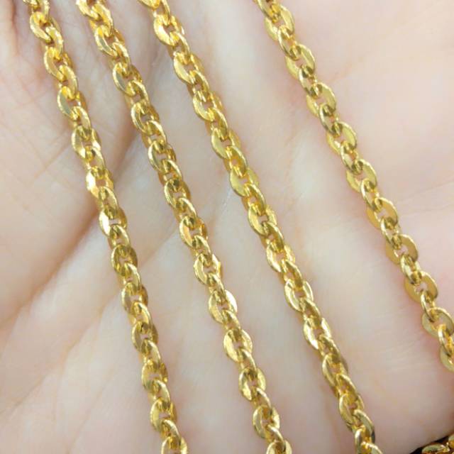 Kalung rantai lapis emas gold xuping / kalung imitasi emas gold / kalung kopi pecah lapis emas gold