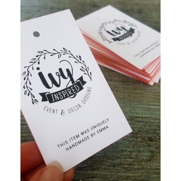 

label hang tag ukuran 6x8 Label Hang Tag Baju Custom, Label Baju Custom, Hangtag Baju, Hangtag bonus tali free desain
