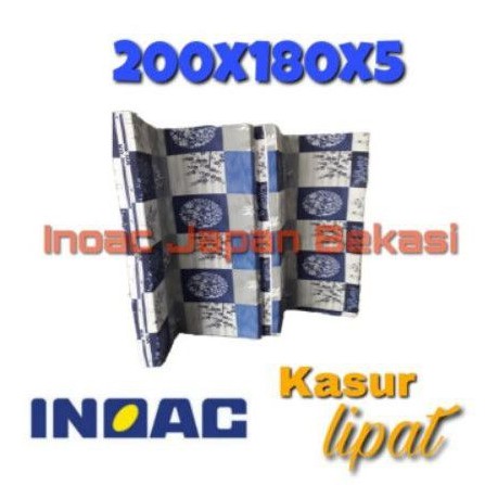 kasur lipat busa inoac 200x180x5