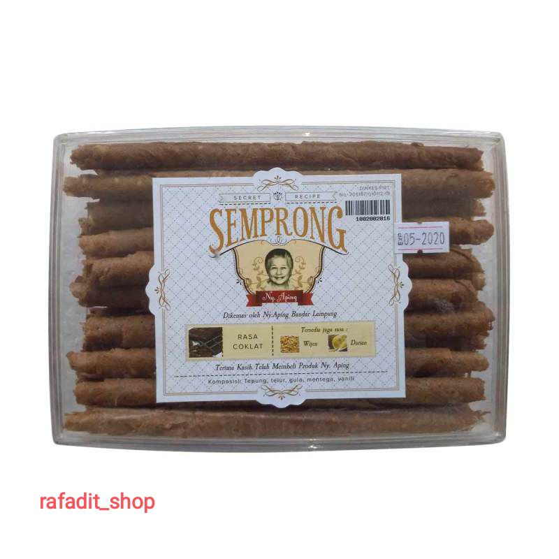 

Ny. Aping.Kue Somprong Khas Lampung Kemasan Toples Netto.500Gram