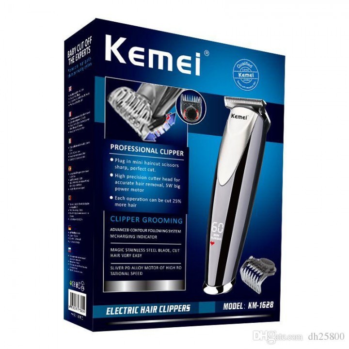 KEMEI KM-1629 - Professional Electric Hair Clipper with LCD Display