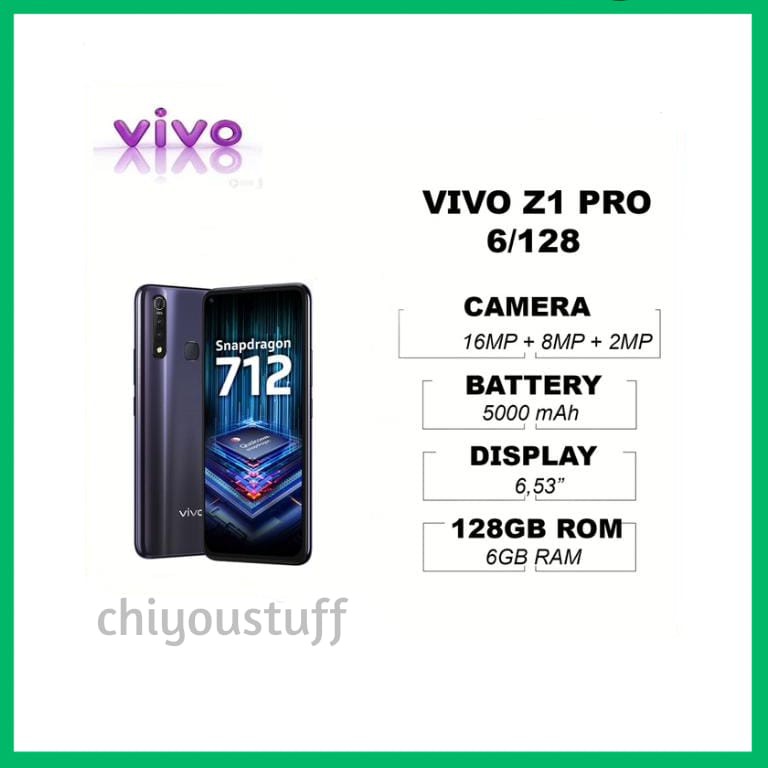 VIVO Z1 PRO 6/128 6GB RAM 128GB ROM GARANSI RESMI