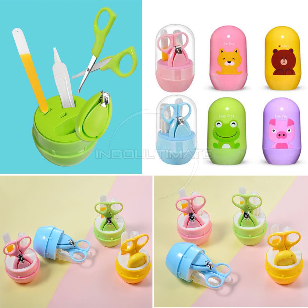 4in1 Set Gunting Kuku Bayi Anak GT-05 Set Potong Kuku Anak Baby Nail Clipper Baby Safe Manicure Set