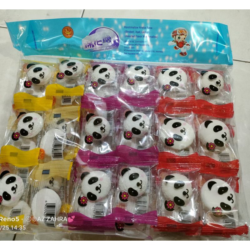 

permen mashmallow panda isi 70. pcs