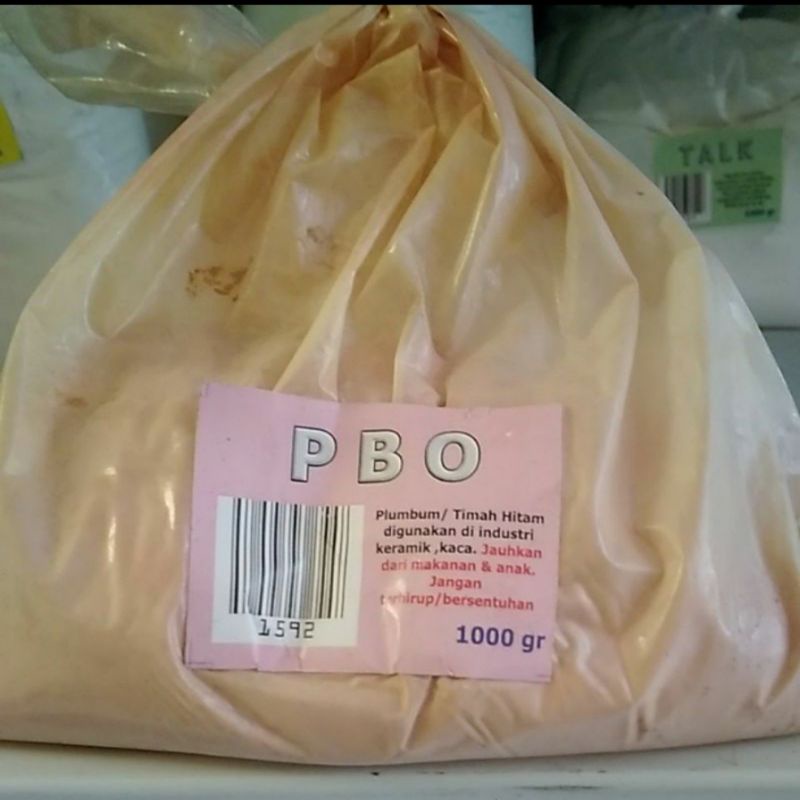 pbo 1 kg Timbal(II) oksida/ timbal monoksida