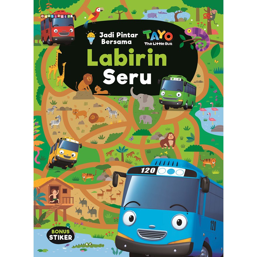 

[hertiastore] BUKU STIKER TAYO LABIRIN SERU Buku Sticker