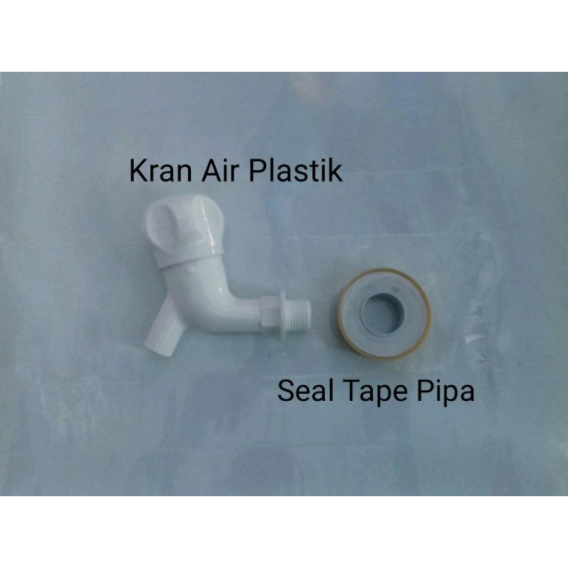 Kran Keran Air Plastik Seal Sil Tape Tip Pipa Sedang