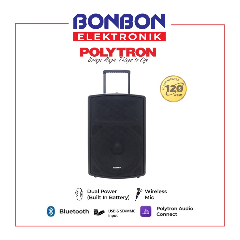 Polytron Professional Active Speaker 12 Inch PAS-PRO12F2 / PAS PRO12F3 PASPRO12F2