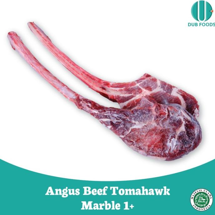 

Angus Beef Tomahawk Marble Mb 1+ Ee39Keogff