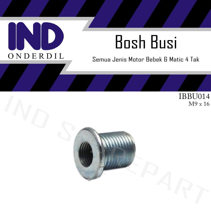 IND Onderdil Bosh Baut Over Lubang Busi Jupiter MX/King/Vixion Old-New/D-Tracker