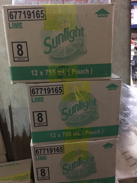 Sunlight Dus 650 x 12 Refill / Sunlight Lime 650 x 12 / Sunlight Besar 1 dus / Sabun Sunlight