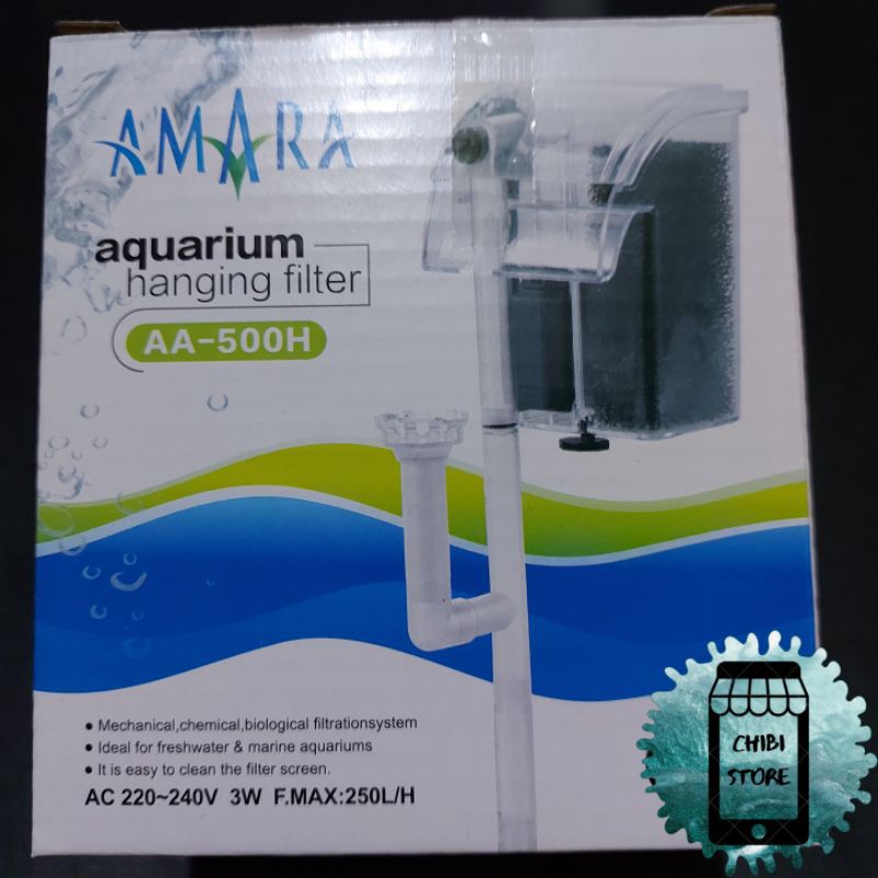 AMARA AA-500H / FILTER GANTUNG AQUARIUM AMARA AA 500H / HANGING FILTER AMARA AA-500H / HANG ON FILTE