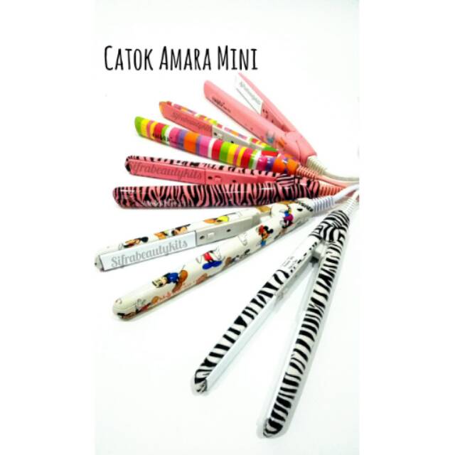 Catok amara mini pelurus rambut catokan amara kecil