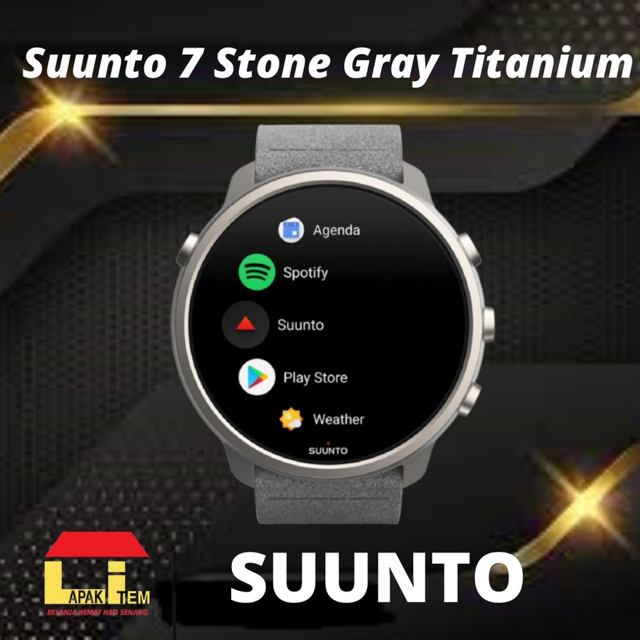 SUUNTO 7 STONE GRAY TITANIUM JAM PRIA ORIGINAL GARANSI RESMI 2 TAHUN