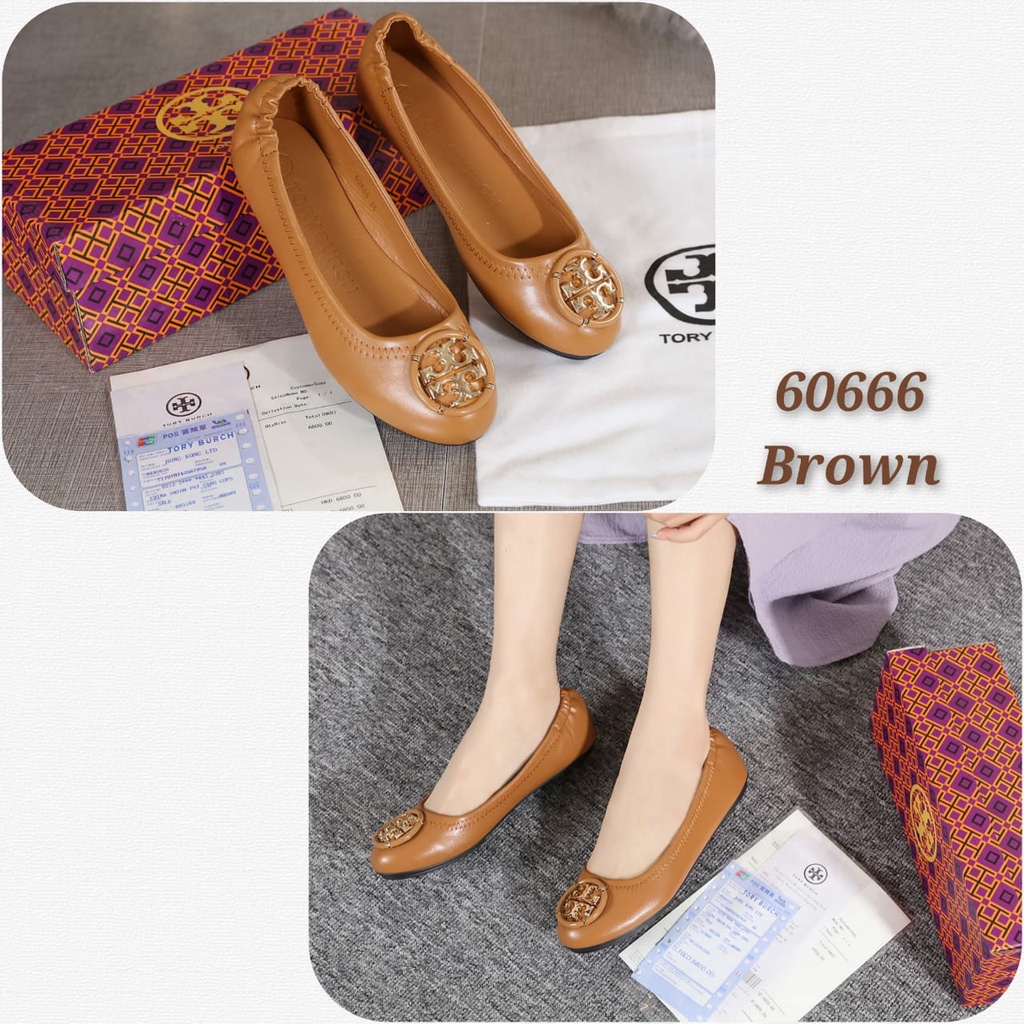 Flat Shoes TB Classic logo| Kode 60666 MURAH